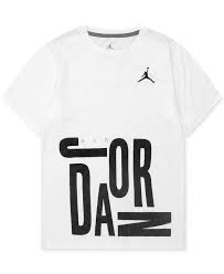 Air Jordan Shirt Black And White Jordan T Shirt Sn01 Boys Designer Clothes Jordans Shirts