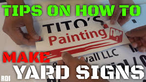 *this post is sponsored by the home depot! Tips On How To Make Yard Signs Youtube