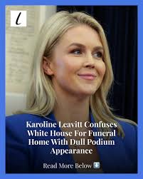 White House Press Secretary Karoline Leavitt serves up another ill-chosen  outfit -- maybe she was going to a funeral after her press briefing?