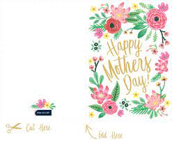 Mother's day crafts for kids Free Mothers Day Cards Templates Design Corral