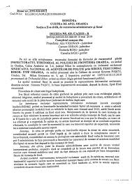 Curtea de apel oradea dosare. Sindicatul National Al Agentilor De Politie Victorie Snap In Instanta La Bt Itpf Oradea