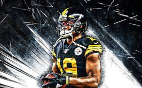 Find the perfect juju smith schuster stock photos and editorial news pictures from getty images. Download Wallpapers 4k Juju Smith Schuster Grunge Art Pittsburgh Steelers Black Uniform American Football Nfl John Sherman Smith Schuster Wide Receiver White Abstract Rays Juju Smith Schuster Pittsburgh Steelers Juju Smith Schuster 4k For