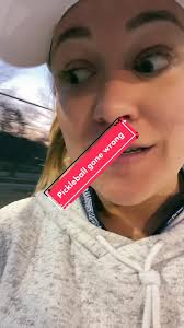 Old Man Falling over Pickleball