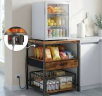 Refrigerator and Appliance Stands with Wheels for Easy Mobility