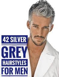 42 Hairstyles For Men With Silver And Grey Hair Mens Hairstyles Haircut Gray Hair Grey Hair Men