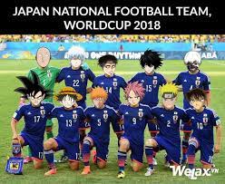 Japan Football Squad At Worldcup Anime Funny Dbz Memes Anime Memes