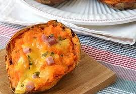 Patate Douce Farcie Plat Et Recette Recette Legere En 2020 Recette Patate Douce Recette Recette Patate