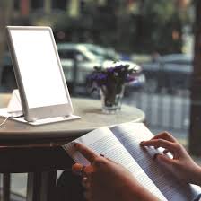 Light Therapy Energy Lamp Combat Winter Blue Happy Daylight Lamp With Touch Control Brightness Setting Adjustable Angle Cool Light Therapy Winter Blues Therapy