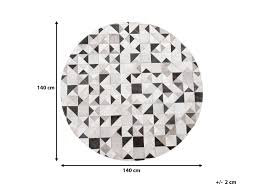 You're thinking of new paint, wallpaper, new furniture, the works. Round Cowhide Area Rug O 140 Cm Grey And Black Kirklar Furniture Lamps Accessories Up To 70 Off Avandeo Online Store