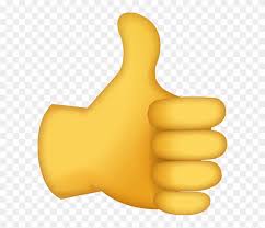 Thumbs Up Emoji Large Clipart (#58522) - PikPng