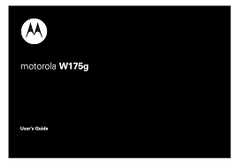I forgot my unlock code on my tracfone motorola w175g how do i unlock it? Motorola W175g User Manual Pdf Download Manualslib