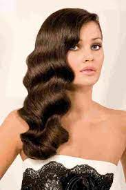 Short wavy hairstyles are a staple for the season of warm weather and outdoor activities. Elegant Waves Vintage Hairstyles For Long Hair Hair Styles Prom Hairstyles For Long Hair