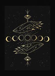 New Moon Celestial Art Astrology Art Moon Art