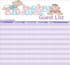 After all the big items are purchased there are still ongoing expenses such as food, diapers. Baby Shower List Template Baby Viewer