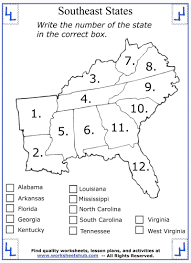 First Grade History Worksheets 4th Grade Social Stu S Southeast Region States In 2020 Social Studies Worksheets 4th Grade Social Studies History Worksheets