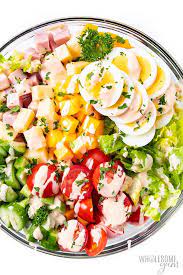 Easy Chef Salad Recipe Wholesome Yum Chef Salad Recipes Recipes Salad Recipes
