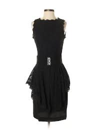 details about nue by shani women black casual dress 4