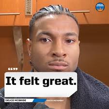 🗣️"It felt great. Anytime you get a win in this league, it feels great."