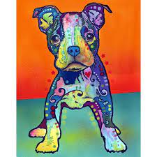 Thoughtful pit bull dog dean russo wall decal. My Wonderful Walls Features Pop Art Designs From Dean Russo My Wonderful Walls Prlog