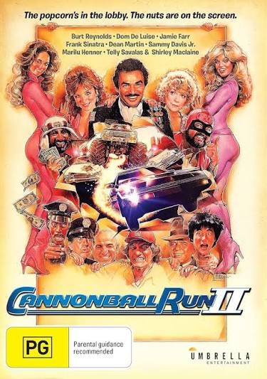 Amazon.com: Cannonball Run II : Burt Reynolds, Dom DeLuise, Dean Martin,  Sammy Davis Jr., Jamie Farr, Marilu Henner, Telly Savalas, Shirley  MacLaine, Susan Anton, Catherine Bach, Foster Brooks, Sid Caesar, Jackie  Chan,