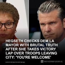 Bass attempted to take credit for troops leaving her city. Tap the link to  get the full story: https://w-j.co/s/d494b