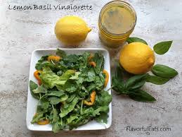Lemon Basil Vinaigrette Recipe Lemon Basil Vinaigrette Basil Vinaigrette Delicious Salad Dressings
