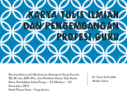 Inilah contoh karya tulis ilmiah populer, sederhana, formal, non formal, tentang pendidikan, sampah, pergaulan bebas, pencemaran air dll. Pdf Karya Tulis Ilmiah Dan Pengembangan Profesi Guru Winoto Alia Academia Edu