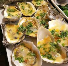 Baked Oyster With Garlic And Cheese Talaba Baked Oyster Recipes Beef Salpicao Recipe Seafood Entrees