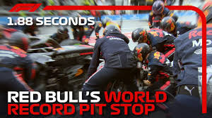 Everything begins when the vehicle comes to the pit stop. Red Bull S World Record 1 88s Pit Stop 2019 German Grand Prix Youtube