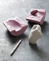 More images for how to make a hand mold » Plaster Hands Martha Stewart