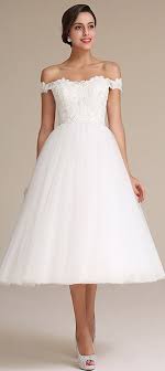Off Shoulder Bridal Reception Dress Brautkleid Braut Kleider
