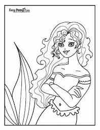 We are having some really tough images for coloring as there are lots of details in those pictures. Mermaid Coloring Pages 30 Printable Sheets Easy Peasy And Fun