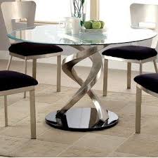 Beulah Dining Table Glass Dinning Table Glass Round Dining Table Dining Table Decor
