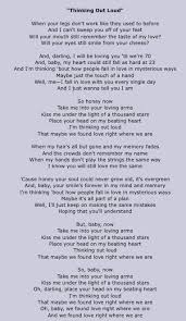 'visiting hours' is an unreleased song by ed sheeran. Thinking Out Loud Lyrics Ed Sheeran Lyrics Song Quotes Lyrics