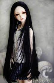 1 3 8 9 Bjd Doll Wig Jet Black Straight Buckle Curl Tips Hair Long H2 Ebay In 2021 Doll Wigs Long Hair Styles Long Straight Layers