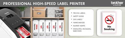Create personalized rectangle labels that are great for address labels, product branding, water bottles & any container you want customized. Brother Ql 810w Wireless Label Printer Direct Thermal Monochrome