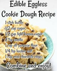 Infinity Organic Food In 2020 Eggless Cookie Dough Recipe Cookie Dough Recipes Yummy Food Dessert