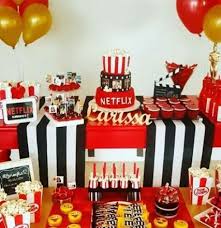 59 Ideas Baby Netflix Party For 2019 Movie Theme Birthday Party Birthday Party Themes Movie Themed Party