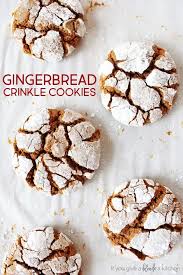 Gingerbread Crinkle Cookies If You Give A Blonde A Kitchen Recipe Chewy Gingerbread Cookies Crinkle Cookies Christmas Baking