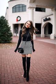 Black And White Plaid Skirt Outfit Ideas Pin By Shirley On Black White Casual Winter Outfits Outfits Invierno Fall Outfits