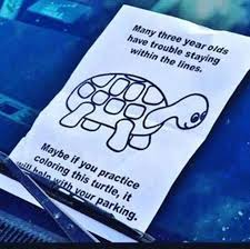 50 Hilarious Windshield Notes Left Behind To Call Out Horrible Drivers In 2020 Parking Notes Bad Parking Bad Drivers
