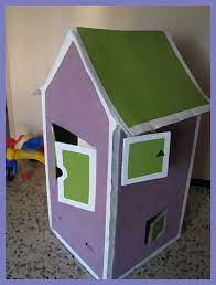 Como Hacer Una Casita Infantil De Carton
