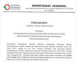 Cpns kementerian tenaga kerja 2021/2022: Formasi Cpns Kementerian Perindustrian Tahun 2021