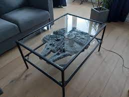 Finally Finished My Diy Display Coffee Table For My Ucs Millenium Falcon So Happy With The Result Album In The Comments Starwars Lego star destroyer coffee table wars room decor klarity glass furniture ucs millennium falcon cool tables bricknerd your place for all things and the coffee table diorama lego ucs millennium falcon 75192 display star wars room.