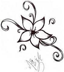 Image Result For Easy Sketches Of Flowers Flower Drawing Design Simple Flower Drawing Simple Flower Design