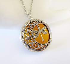 Outlander Jewelry Dragonfly In Amber Necklace Outlander Gifts Etsy Stained Glass Necklace Glass Pendant Necklace Outlander Jewelry