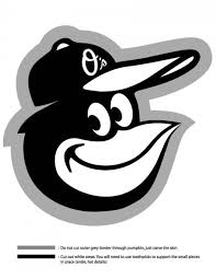 Baltimore Ravens Clipart Black And White Oriolebird Stencil Orioles Wallpaper Orioles Orioles Logo