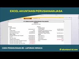 Laporan laba rugi perusahaan jasa. Excel Akuntansi Perusahaan Jasa 8 Pembuatan Laporan Laba Rugi Youtube