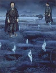 The Dead Marshes Candles Of The Dead Marshes Metal Is Power Lotr Art Tolkien Art Tolkien Hobbit