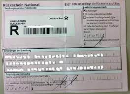 Nie einschreiben mit rückschein verwenden! Einschreiben Ruckschein Zusteller Ist Gleich Wie Der Empfanger Post
